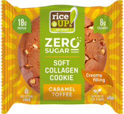  Rice UP Zéro Kollagén, protein keksz Karamell ízű - 60g - koffeinzona