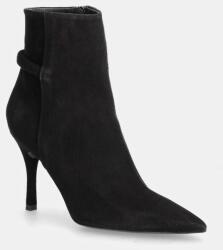 Furla velúr bokacsizma Core Ankle Boot fekete, női, tűsarkú, YG61FCD C10000 O6000 - fekete Női 36