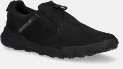 Caterpillar nubuk tornacipő HEX READY SLIP ON fekete, férfi, P726106 - fekete Férfi 45