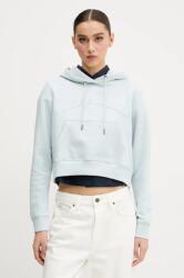 Guess Jeans pamut melegítőfelső női, nyomott mintás, kapucnis, W5GQ22 K68I4 - kék M