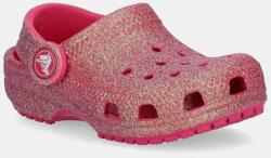 Crocs papucs CLASSIC IRIDESCENT GLITTER CLOG KIDS rózsaszín, 210985 - rózsaszín 20/21