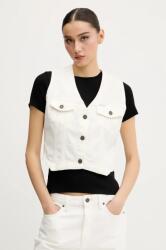 Guess Jeans farmer mellény bézs, egysoros gombolású, W5GN74 D5M62 - bézs L