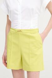 Marciano Guess rövidnadrág SUNNY női, zöld, sima, magas derekú, 5GGD19 7311A - zöld 36