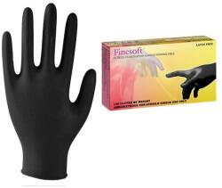 Alliance Rubber Nitril vizsgáló kesztyű, púdermentes, fekete "L" 100 db/doboz - klin