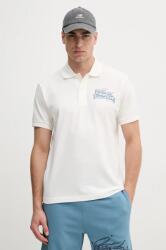 Lacoste pamut póló fehér, férfi, sima, PH0285 - fehér M