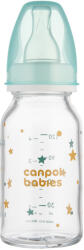 Canpol babies Keskeny nyakú cumisüveg TOYS 120ml - babakocsigyar