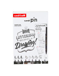 uni Pin Rajzmarker Készlet Lettering Collection Box (2UPINLETTERING)