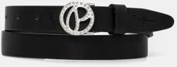Pepe Jeans bőr öv ATHEMOND BELT fekete, női, PL020866 - fekete L