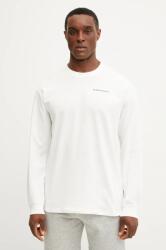 Peak Performance pamut hosszúujjú fehér, nyomott mintás, G80329 - fehér XL