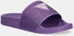 Guess papucs BEACH SLIPPERS STRASS lila, női, E4GZ25 BB00F - lila Női 37/38