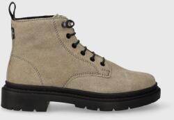 Levi's velúr bokacsizma TROOPER CHUKKA szürke, női, lapos talpú, 234715.57 - szürke Női 41