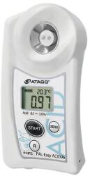 ATAGO PAL-Easy ACID96 Master Kit joghurt digitális refraktométer savtartalom (0, 1-3％) mérésére, 100 mérés rögzítése, NFC adatátvitel (7396)