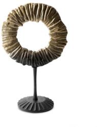 EUROFIRANY Kelsi dekor figura fémből Fekete/arany 31x50 cm