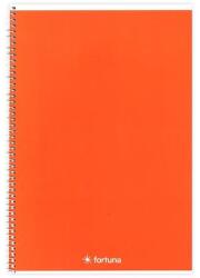 Fortuna Spirálfüzet vonalas FORTUNA Monocolor A/5 70 lapos narancssárga (01.02116) - fotoland
