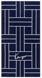 KENZO pamut strandtörölköző KTATAMI Marine 90 x 170 cm sötétkék - sötétkék Univerzális méret