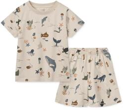 Liewood gyerek pizsama Ilford Printed Pyjamas Set bézs, mintás, LW19855 - bézs 86