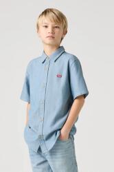 Levi's gyerek ing pamutból SS WOVEN SHIRT 9EH426 - kék 152
