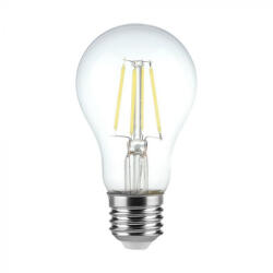 V-TAC Átlátszó LED izzó filament COG E27 A60 4W 6500K gömb - 217120