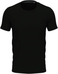 Stedman rövid ujjú streccs férfi póló, Black Opal-L (ST9600-BLO-L)