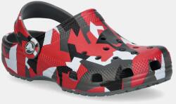 Crocs papucs CLASSIC GEO CAMO CLOG KIDS szürke, 211171 - szürke 38/39