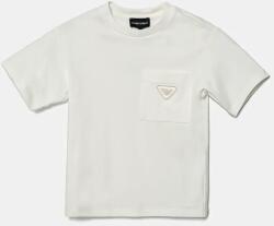 Giorgio Armani gyerek póló fehér, nyomott mintás, EB000230 AF13450 - fehér 118