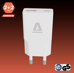 AVAX CH641W NANO SLIM 30W töltő adapter USB-C (PD3.0)+USB-A (QC3.0), fehér (CH641W)