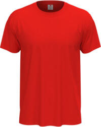 Stedman Classic, unisex rövid ujjú környakas póló, Scarlet Red-S (ST2000-SRE-S)