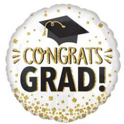 anagram Ballagási lufi 18" 45cm Congrats Grad (LUFI762464)