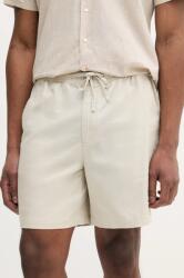 Barbour vászon rövidnadrág Cotton Linen Relaxed Short bézs, férfi, MST0056 - bézs XL