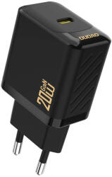 Dudao A26 PD20W GaN USB-C hálózati töltő, fekete