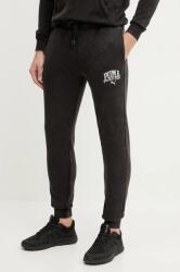 PUMA melegítőnadrág fekete, férfi, nyomott mintás, 684642 - fekete XL