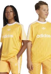 Adidas gyerek póló narancssárga, nyomott mintás, JC7283 - narancssárga 134