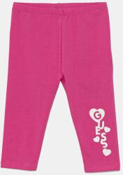Guess gyerek legging rózsaszín, nyomott mintás, K5GB03 J1314 - rózsaszín 113-118