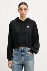 Converse felső fekete, női, sima, kapucnis, 10027616-A01 - fekete M
