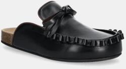 JW Anderson papucs Ruffle Loafer fekete, női, LF0069 LA0323 999 - fekete Női 38