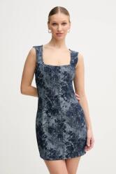 GUESS ruha EDEN sötétkék, mini, testhezálló, W5GK73 D5O70 - sötétkék S