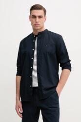 Tommy Hilfiger pamut ing férfi, állógalléros, sötétkék, regular, MW0MW39966 - sötétkék M
