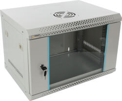 Pulsar RWA654-G 19 6U 540x400 fali rack szekrény, lapra szerelt, szürke, könnyített kialakítás
