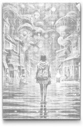  PontPöttyöző - Éjszakai kirándulás 2 Méret: 40x60cm, Keretezés: Keret nélkül (csak a vászon), Szín: Zöld