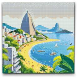  Gyémántszemes kirakó - Rio De Janeiro 2 Méret: 50x50cm, Keretezés: Keret nélkül (csak a vászon), Gyémántok: Kerek