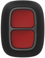 Ajax DOUBLEBUTTON-BLACK DoubleButton távirányító, kétcsatornás, fekete