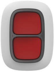 Ajax DOUBLEBUTTON-WHITE DoubleButton távirányító, kétcsatornás, fehér