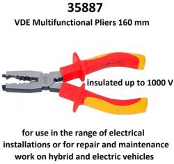 BGS technic Мултифункционални vde клещи 160 мм ; bgs 35887