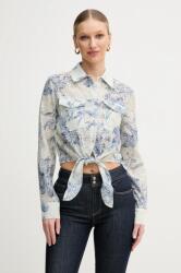 GUESS ing ADELAIDE női, galléros, bézs, regular, W5GH03 WH4K2 - bézs XS - answear - 25 990 Ft