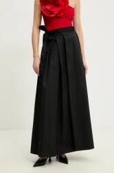 Answear Lab pamut szoknya fekete, maxi, harang alakú - fekete S - answear - 25 990 Ft