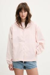 Guess Jeans rövid kabát rózsaszín, átmeneti, W5GL29 WH8N2 - rózsaszín L