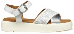 Geox szandál D CAMALEI fehér, női, éksarkú, D550NF 0BCDS C1000 - fehér Női 38