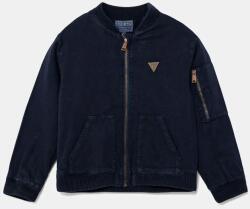 GUESS bomber dzseki vászonkeverékből sötétkék, N5GL02 WG5G0 - sötétkék 122-125
