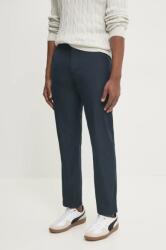 Abercrombie & Fitch nadrág férfi, sötétkék, egyenes, KI130-4101 - sötétkék 33/32