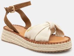 Pepe Jeans szandál KATE BASS bézs, női, platformos, PLS90690 - bézs Női 39
